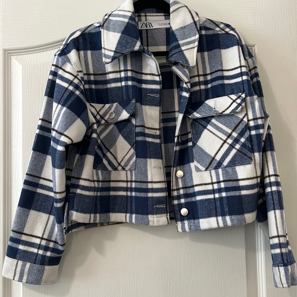 Zara Cropped Flannel
